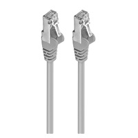 Premiumcord Patch kabel CAT 6a S-FTP,RJ45-RJ45,LSOH, AWG 26/7 10m šedá