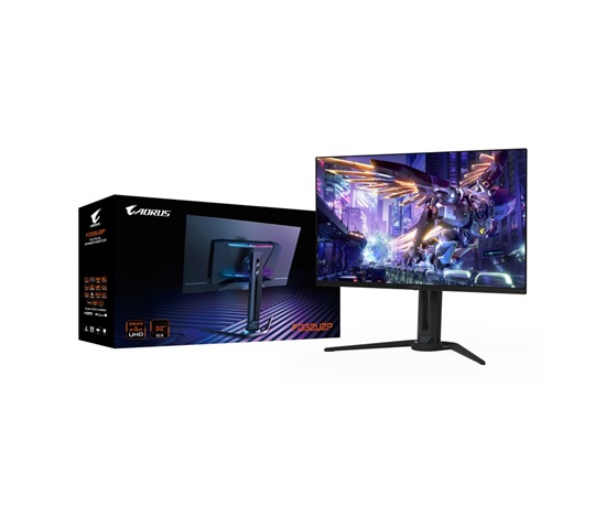 BAZAR - GIGABYTE LCD - 32" Gaming monitor AORUS FO32U2P, OLED, 3840 x 2160 UHD, 240Hz, 1.5M:1, 250cd/m2, 0.03ms, 2xHDMI,