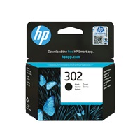 BAZAR - HP 302 Black Original Ink Cartridge, , F6U66AE (190 pages) - Poškozený obal (Komplet)