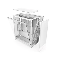 BAZAR - NZXT skříň H7 Flow edition / ATX / 3x 120 mm fan / USB-C / 2x USB / prosklená bočnice / mesh panel / bílá - Pošk