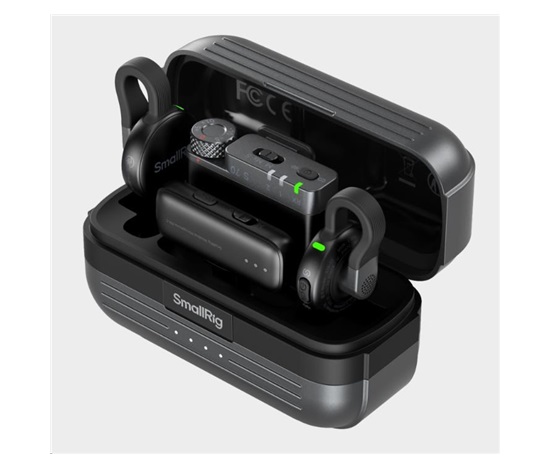 SmallRig 5715 S70 Wireless Microphone with Multi-Device Compatibility (Black)