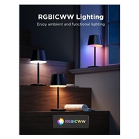 Govee Table Lamp Classic S RGBICWW stolní lampa, Matter