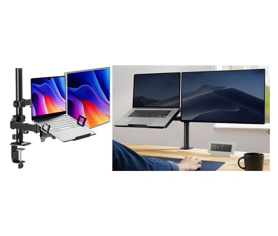 Stolní držák na notebook a monitor Fiber Mounts SDN20
