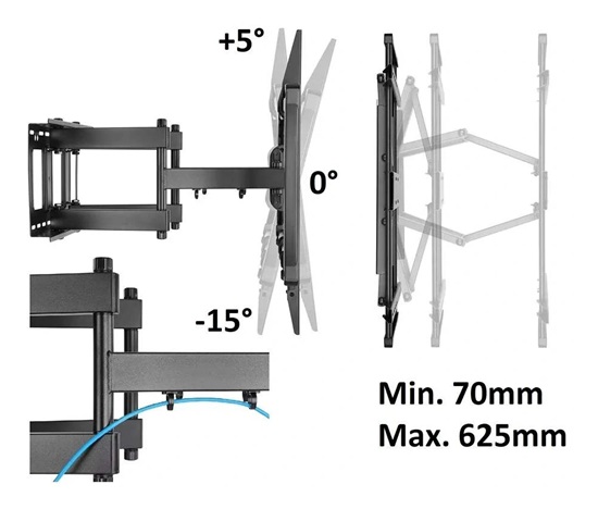 Držák Tv extra pevný Fiber Mounts Terano