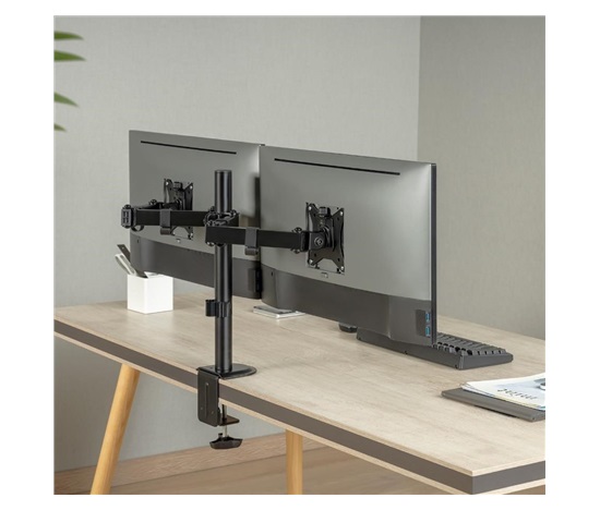 Stolní držák na 2 monitory Fiber Novelty FN402