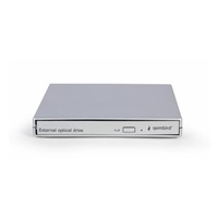 GEMBIRD externí mechanika DVD, USB 2.0, stříbrná