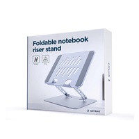 GEMBIRD Stojan na notebook NBS-D1-04, do 15,6", nastavitelný, vesmírně šedá