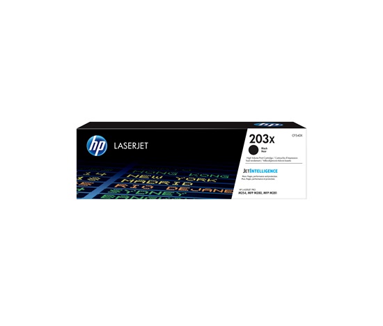 BAZAR - HP 203X High Yield Black Original LaserJet Toner Cartridge (3,200 pages) - Poškozený obal (Komplet)