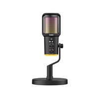 GENIUS streamovací mikrofon MIC-S400U/ USB-C/ USB/ černý