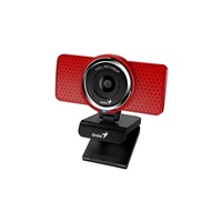 GENIUS webová kamera ECam 8000/ červená/ Full HD 1080P/ USB-C/ USB/ mikrofon