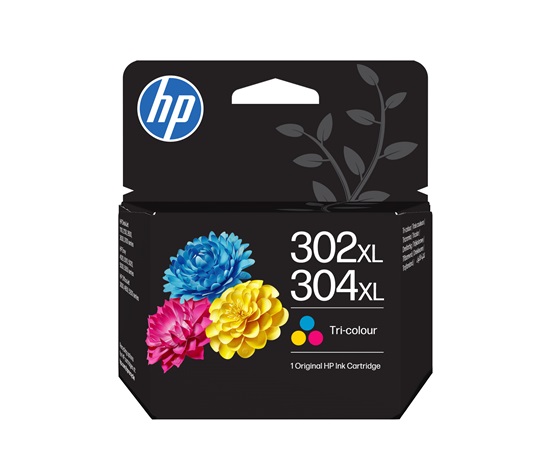 HP 302XL/304XL Tri-clr Original Ink Cartridge (300 pages)