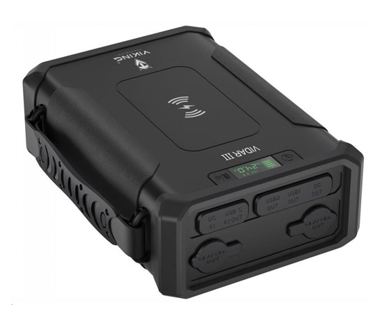 BAZAR - Viking outdoorová powerbanka VIDAR III, 96000 mAh, bezdrátové nabíjení - Po opravě (Komplet)