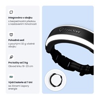 Tractive CAT 6 Mini – Smart Cat GPS Tracker & Health Monitor with integrated collar – Black