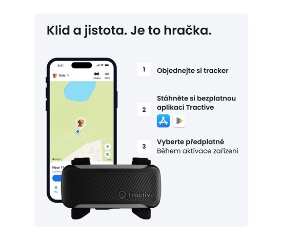 <h1>Tractive DOG 6 XL – Chytrý GPS lokátor pro psy se sledováním životních funkcí a zdravotními upozorněními, černý</h1>