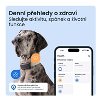 <h1>Tractive DOG 6 XL – Chytrý GPS lokátor pro psy se sledováním životních funkcí a zdravotními upozorněními, černý</h1>