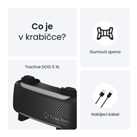 <h1>Tractive DOG 6 XL – Chytrý GPS lokátor pro psy se sledováním životních funkcí a zdravotními upozorněními, černý</h1>
