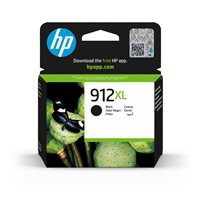 HP 912XL High Yield Black Original Ink Cartridge (720 pages)