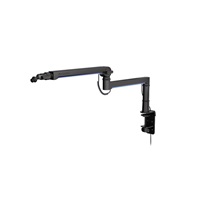 ENDORFY Stojan na mikrofon Broadcast Low Profile RGB Boom Arm, černá