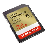 SanDisk SDXC karta 32GB Extreme PLUS (R100/W60 MB/s Class 10, UHS-I U3 V30)