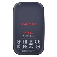 SanDisk externí SSD 500GB Extreme Portable, USB-C 3.2, (R: 600MB/s)