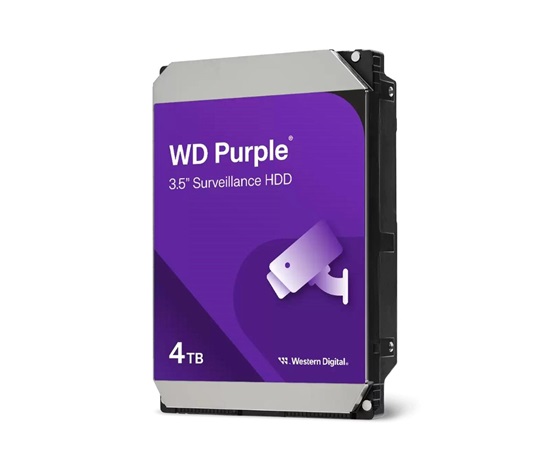 BAZAR - WD PURPLE WD44PURZ 4TB, SATA III 3.5", 128MB, 180MB/s, CMR