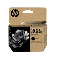 HP 308e EvoMore Black Original Ink Cartridge (320 pages)