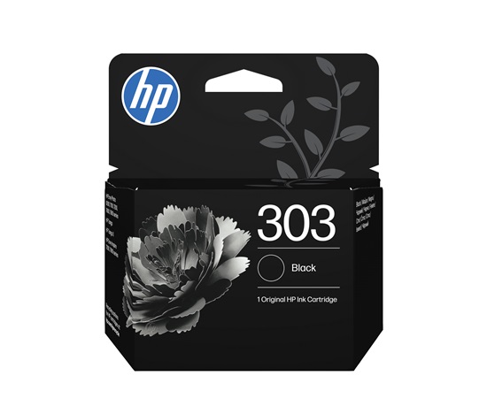 HP 303 Black Original Ink Cartridge (200 pages), T6N02AE