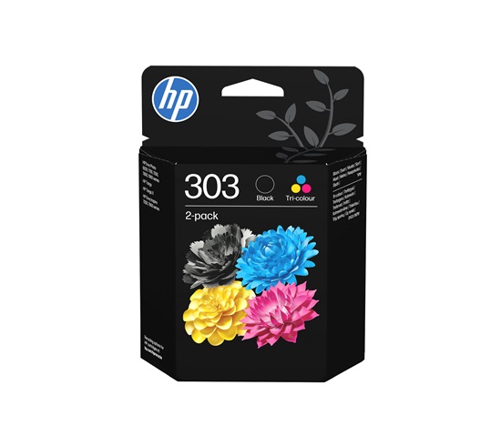 HP 303 2-pack Black/Tri-color Original Ink Cartridges