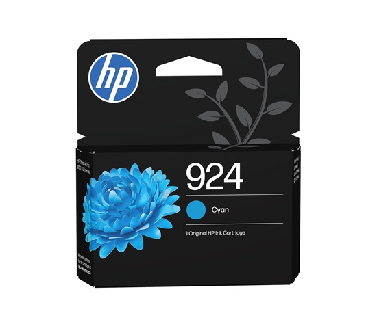 HP 924 Cyan Original Ink Cartridge (400 pages)