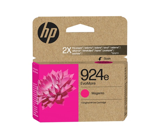 HP 924e EvoMore Magenta Original Ink Cartridge (800 pages)