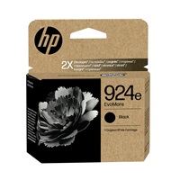 HP 924e EvoMore Black Original Ink Cartridge (1,000 pages)