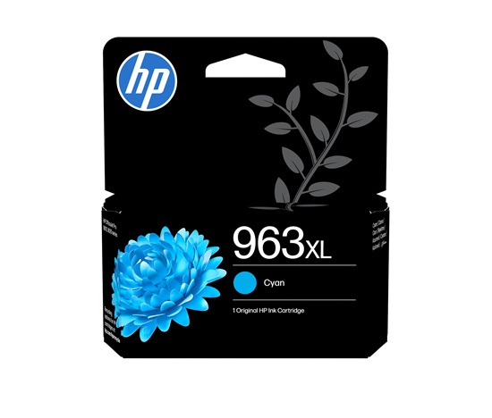 HP 963XL High Yield Cyan Original Ink Cartridge (1,600 pages)