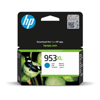 HP 953XL High Yield Cyan Original Ink Cartridge (1,600 pages)