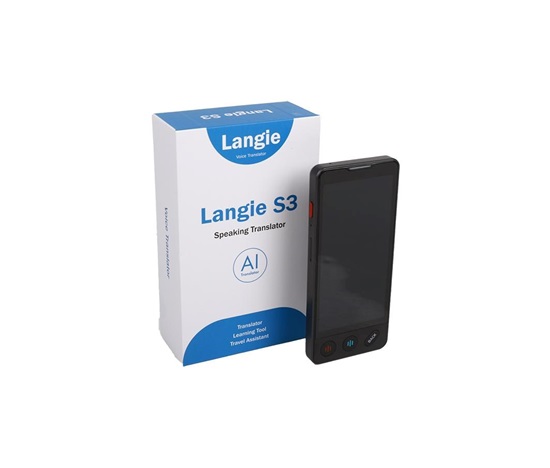 BAZAR - LANGIE S3 - kapesní překladač - Poškozený obal (Komplet)