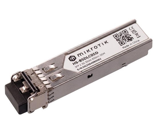 MikroTik SFP optický modul HS-85DLC05D, MM, 20km, 1G/2.5G, 850nm