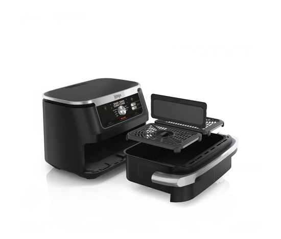 Ninja AF500EU Foodi FlexDrawer horkovzdušná fritéza 10,4 l, DualZone, MegaZone, 7v1