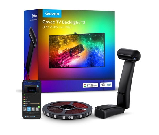 Govee DreamView T2 DUAL TV 75-85" SMART LED podsvícení RGBIC
