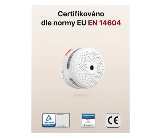 X-Sense XS01 Samostatný detektour kouře s vestavěnou 10letou baterií
