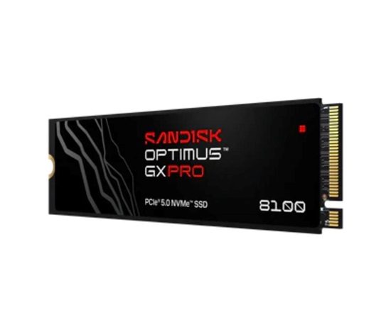 SANDISK SSD OPTIMUS GX PRO 8100 NVMe 8TB PCIe, Gen4, (R:14900, W:14000MB/s), bez chladiče