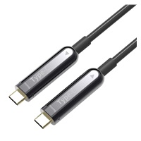 PREMIUMCORD Kabel USB-C optický fiber video AOC 4K@60Hz 1080p, 15m