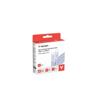 VERBATIM Kabel Sync & Charge SoftTouch USB-C, 100W, 120cm, fialová