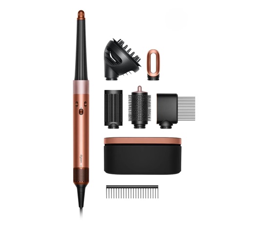 Dyson Airwrap HS08 i.d. Curly+Coily multistyler a vysoušeč vlasů Amber Silk/Pink Champagne, Coanda, Bluetooth, difuzér