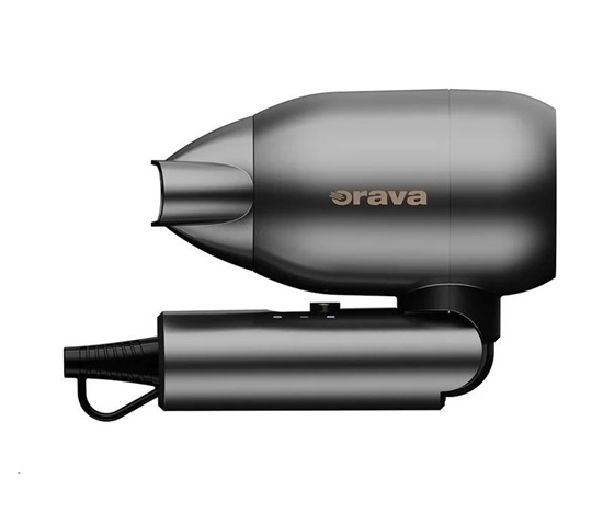 Orava HD-407 cestovní fén, 1300 W, sklápěcí rukojeť, keramická mřížka, 2 stupně výkonu