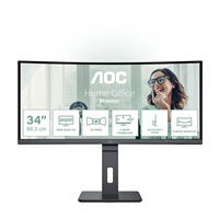 BAZAR - AOC MT VA LCD WLED 34" CU34P3CV - VA panel, 3440x1440, HDMI, DP, USB-C, 4xUSB 3.2, repro, vysk. stavitelny, zakr