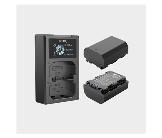 BAZAR - SmallRig 3824 NP-FZ100 Battery & Charger Kit - Poškozený obal (Komplet)