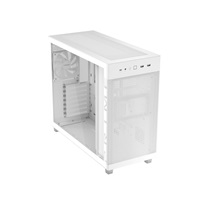 BAZAR - ASUS case PRIME AP303 TG WHITE, ATX, průhledná bočnice,1x120mm, bílá - Poškozený obal (Komplet)