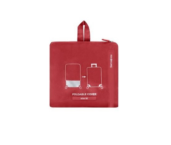 Samsonite TA REVOLUTION FOLDABLE LUGGAGE COVER M RED