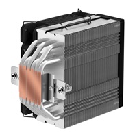 EVOLVEO QuietCool7, CPU chladič s digitálním displejem, 6x heatpipe, černý