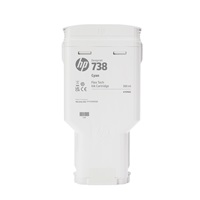 BAZAR - HP 738 130-ml Black DesignJet Ink Cartridge - Poškozený obal (Komplet)