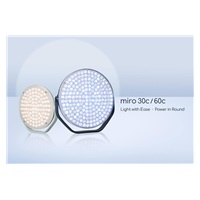 Nanlite Miro 30c LED Full-color Round Panel Light  (Mint Blue)